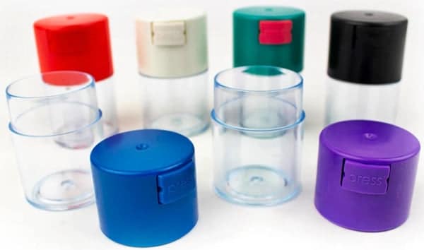 5ct Acrylic Air Tight Vacuum Jar - 2oz Assortment