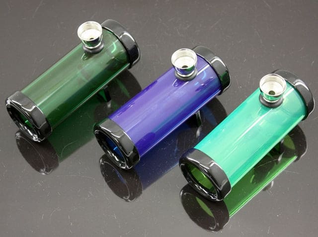 4" Acrylic Short Smokey Steam Roller 3-S