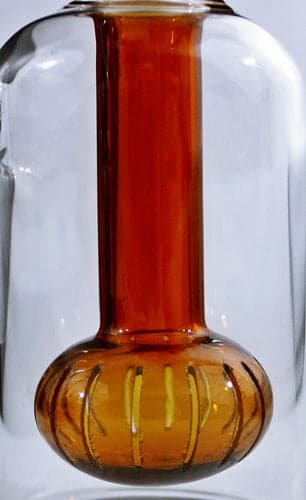 5" 19-19 Amber Showerhead Diffuser Ashcatcher