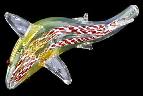 6" Animal Glass Pipe - Shark