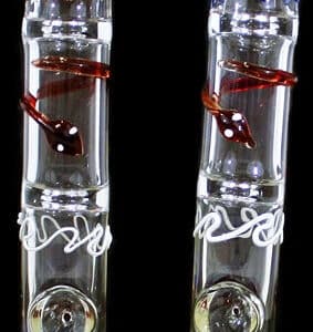 2ct 6.5" Animal Work Cut Glass Steamroller