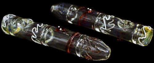 2ct 6.5" Animal Work Cut Glass Steamroller