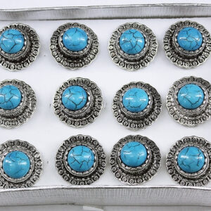 12ct Aqua Stone Ring