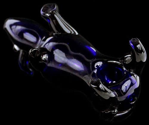 4" Art Figurine Hand Pipe - Bull