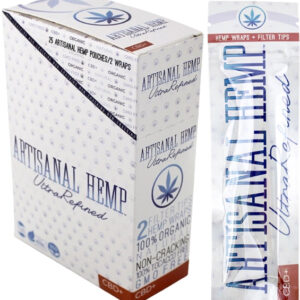 Artisanal Hemp Ultrarefined Blunt Wraps 25pk