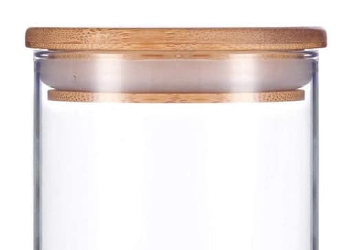 100ct Bamboo Lids for 10oz and 18oz Glass Jars - 100mm - Image 3
