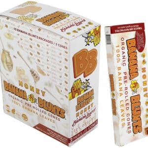 Banana Blunts Organic Pre-Rolled Cones - Honey