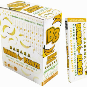 Banana Blunts Organic Pre-Rolled Cones - Banana