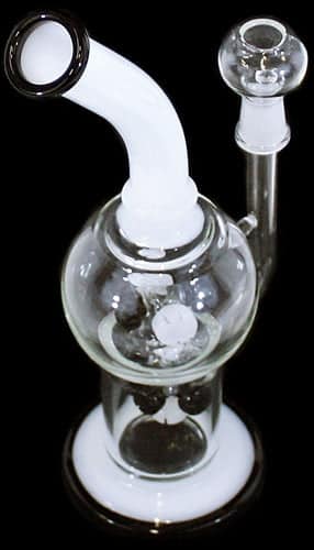 11" Double Molecular Perk 14mm Oil Rig