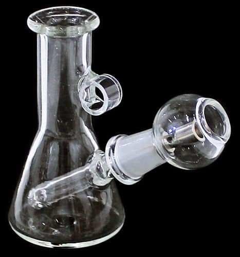 3" Beaker Pendant 10mm Oil Rig With Flux Nail