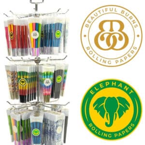 50ct Beautiful Burns 8pk Designer Cones Assortment With Free Display