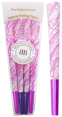 Beautiful Burns 8pk Pre-Rolled 98mm Designer Cones - Borlotti