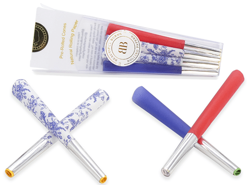 Beautiful Burns 8pk Pre-Rolled 98mm Designer Cones - God Bless America