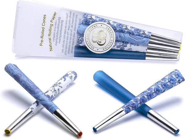 Beautiful Burns 8pk Pre-Rolled 98mm Designer Cones - Nothing But Blue Skies