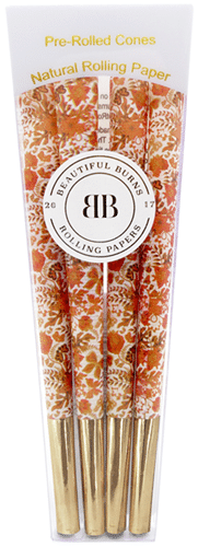 Beautiful Burns 8pk Pre-Rolled 98mm Designer Cones - Orange Opulence - Image 4