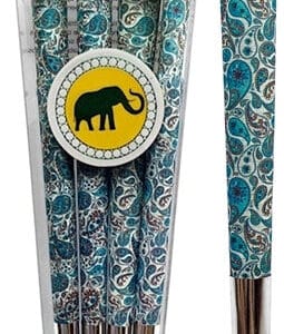 Beautiful Burns 8pk Pre-Rolled 98mm Designer Cones - Periwinkle Paisley