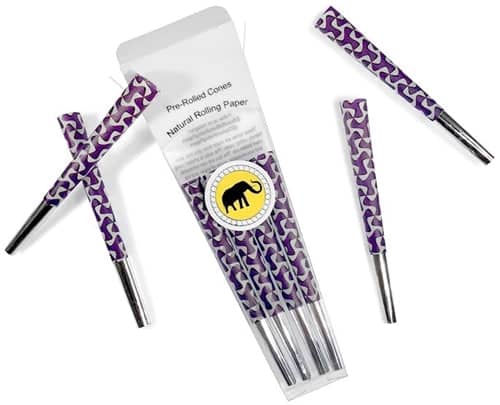 Beautiful Burns 8pk Pre-Rolled 98mm Designer Cones - Pinwheel Puff