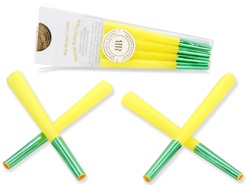 Beautiful Burns 8pk Pre-Rolled 98mm Designer Cones - Citron Sorbet