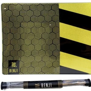 Benji Glass Rolling Tray Papers Cones Combo - Stripes