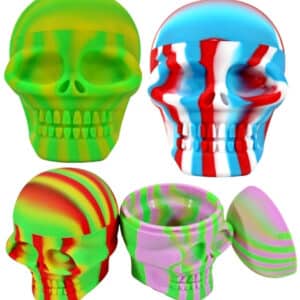 Large Skull 500mL Silicone Container