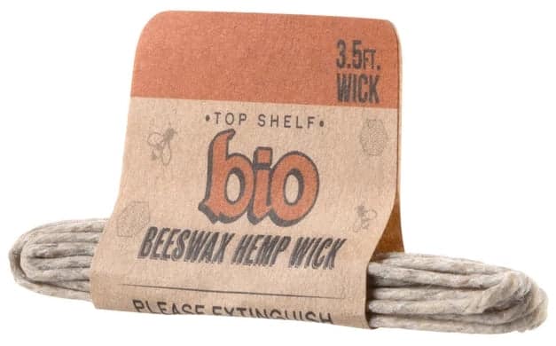 BIO Natural Beeswax 50pk Hemp Wick - 3.5ft