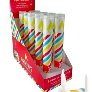 Birthjays Pre-Rolled Cones Birthday Candles 10pk