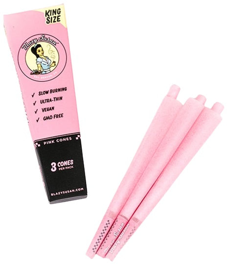Blazy Susan King Size Pink Cones - 21pk