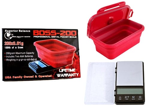 Superior Balance 200G x 0.01G Digital Boss Scale With Collapsible Bowl