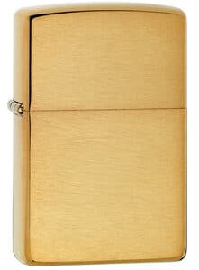 Zippo Lighter - Armor Brushed Brass $29.95