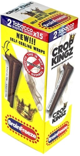 Crop Kingz Tobacco Inspired Self-Sealing Organic Wraps - BrainFreeze