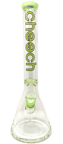 18" Cheech 9mm Colour Rim Beaker Water Pipe