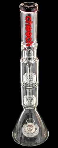 18" Cheech Triple Matrix Shower Perk Beaker Water Pipe