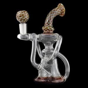 9" Triple Tube Bee Hive Recycler Water Pipe
