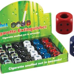 Cigarette Extinguisher Metal Dice Snuffer 24pk
