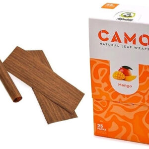 Afghan Hemp Camo Self-Rolling Natural Leaf Wraps - Mango