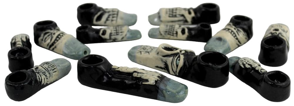 12ct 2"-4" Ceramic Hand Pipe Assortment Combo 1