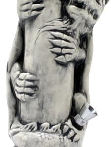 8" Ceramic Dragon Tower Water Pipe