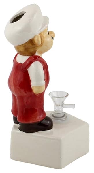 8" Ceramic Water Pipe - Podium Mario