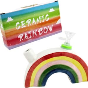 6" Ceramic Water Pipe - Rainbow