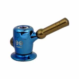 4" Cheech Full Metal Wrapped Glass Bowl Hand Pipe