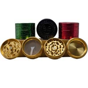 Cheech Bedrock Design 4pc Metal Grinder