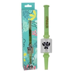 Cheech Honey Straw Set Glass Art Perk Design Nectar Collector