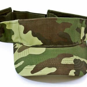 Green Camouflage Visor Hat