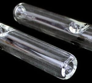 2ct 7" Clear Tube Ashcatcher Mouth Steamroller
