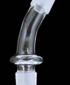 5ct Clear Curved Adapter 14mm Male To 14mm Male