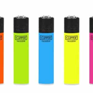 Clipper Lighter - Classic Fluo 48pk