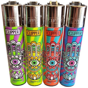 Clipper Lighter - Mandalas Hamsa Fatima - 48pk