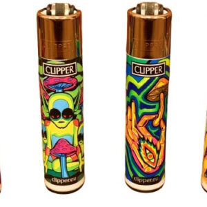 Clipper Lighter - Psychedelic Art - 48pk