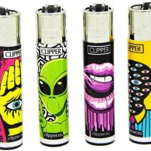 Clipper Lighter - Psycho Alien - 48pk