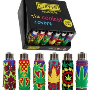 Clipper Lighter Pop Cover Edition - Leaves 30pk